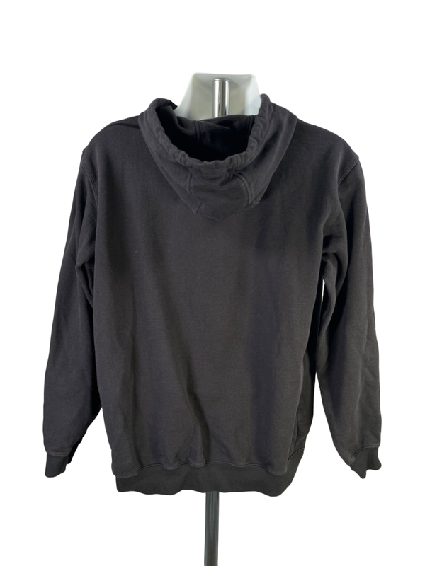 Carhartt Men's Black Loose Shamrock Graphic Long Sleeve Hoodie Sweatshirt - M image 2