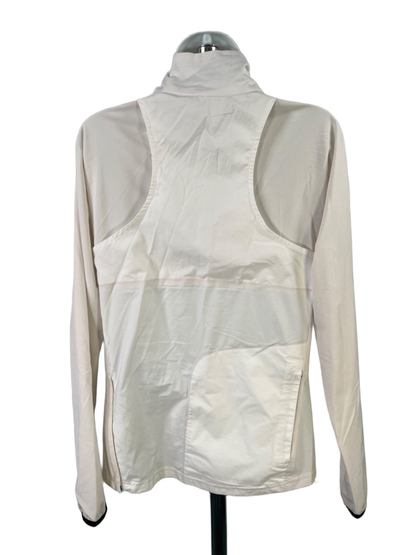 Nike Golf Women's White/Black Vented Quarter Zip Long Sleeve Jacket - S image 2