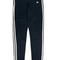 Adidas Women's Black/White Climalite 3 Stripe Full Length Tight Leggings - XL