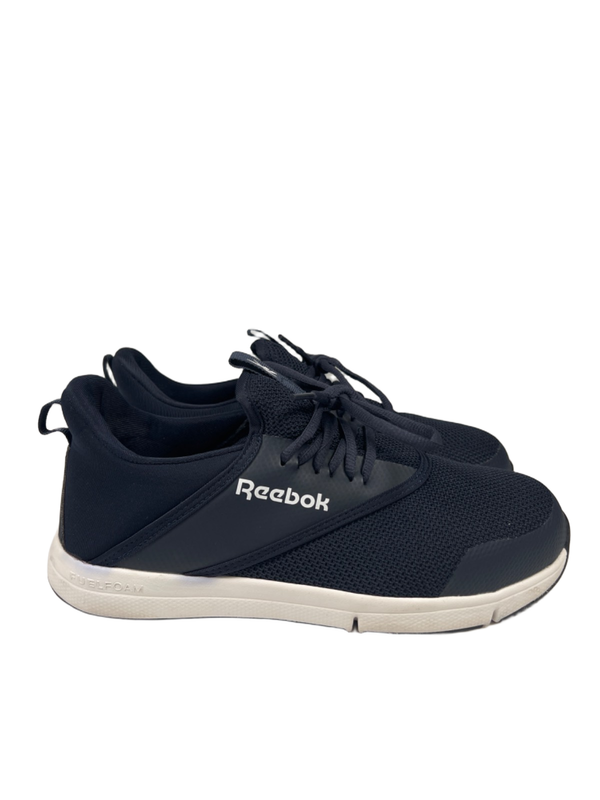 Reebok Women's Blue/White DayStart Slip Resistant Lace Up Work Sneakers - 9