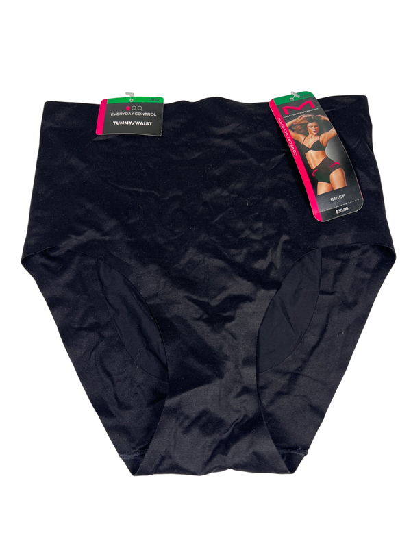 Maidenform Women's BLack Tummy/Waist Everyday Control Brief Underwear - L