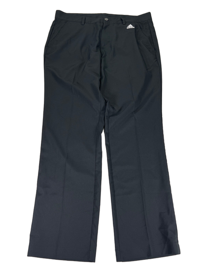 Adidas Men's Black Striped Logo Performance Golf Pants - 34x30