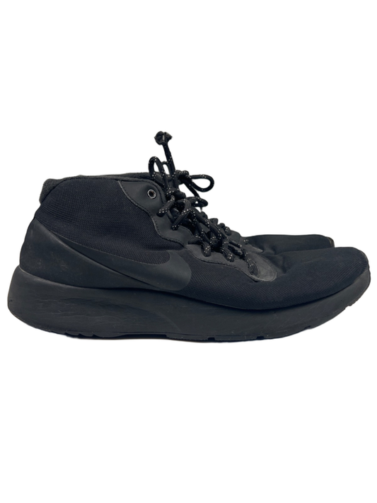 Nike Men's Black Tanjun Chukka Water Resistant Lace Up Mid Top Sneakers - 13