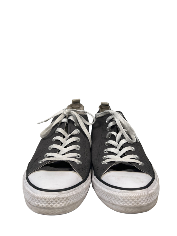 Converse Men's Gray Chuck Taylor All Star OX Low Top Lace Up Sneakers - 12 image 2