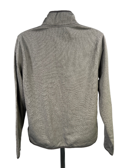 Timberland Men's Gray Fleece Lined 1/4 Zip Pullover Sweatshirt - L image 2