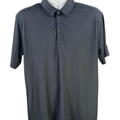 Nike Golf Men's Black Short Sleeve Athletic Polo Shirt - L