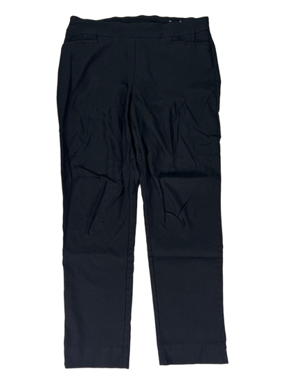 Chico's Women's Black Straight Leg Pull On Pants - 2/US 12