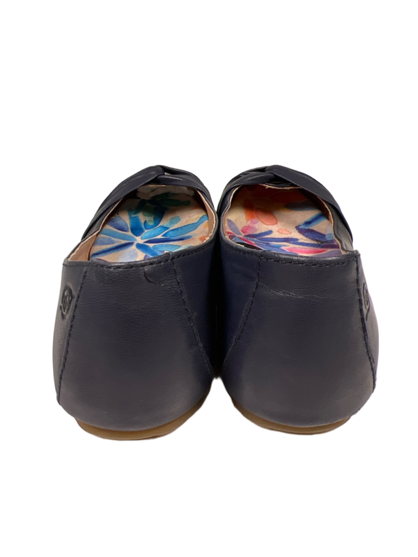 Born Women's Blue Lilly Leather Slip On Ballet Flats - 7.5 image 4