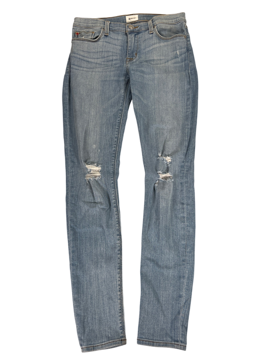 Hudson Women's Light Wash Distressed Krista Super Skinny Jeans - 27