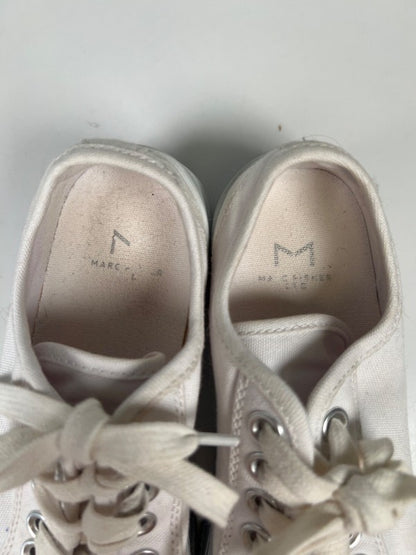 Marc Fisher LTD Women's White Rammy Casual Lace Up Sneakers - 6 image 3
