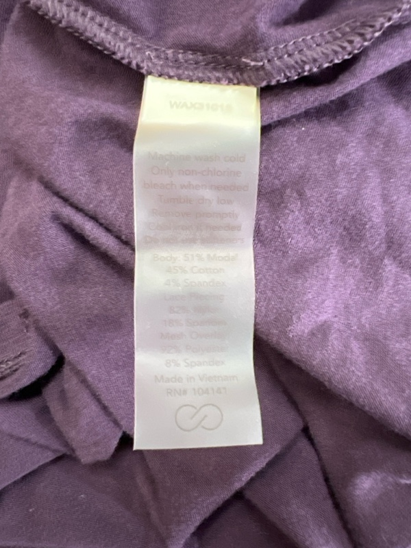 Calia Women's Purple Long Sleeve Racerback Shirt - M image 4
