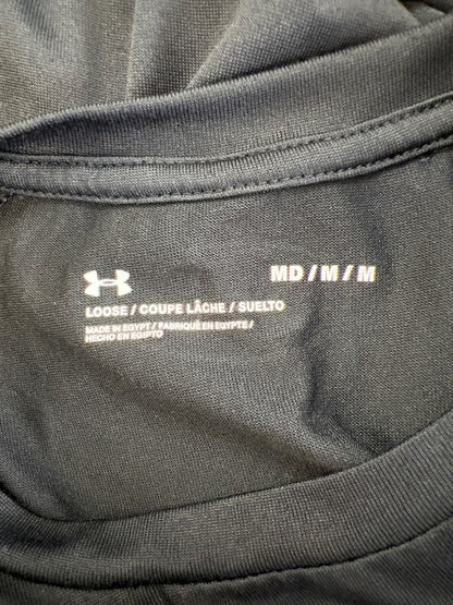 Under Armour Men's Black Loose Fit Lightweight Tech Athletic Shirt - M image 3