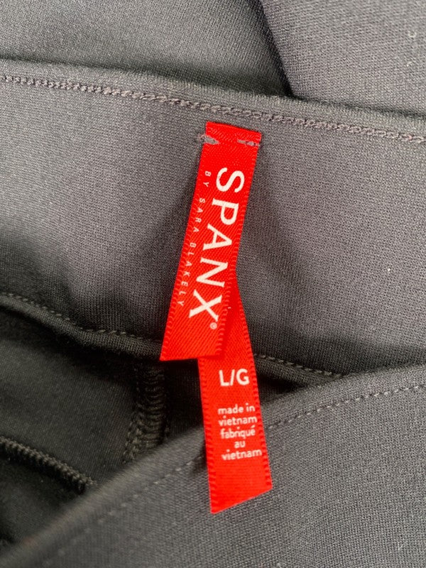 Spanx Women's Black Ponte Slim Straight Pull On Pants - L image 3