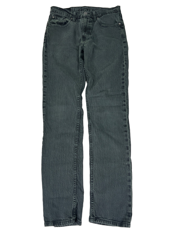 Levi's Men's Black/Green 511 Slim Fit Stretch Denim Jeans - 30x32