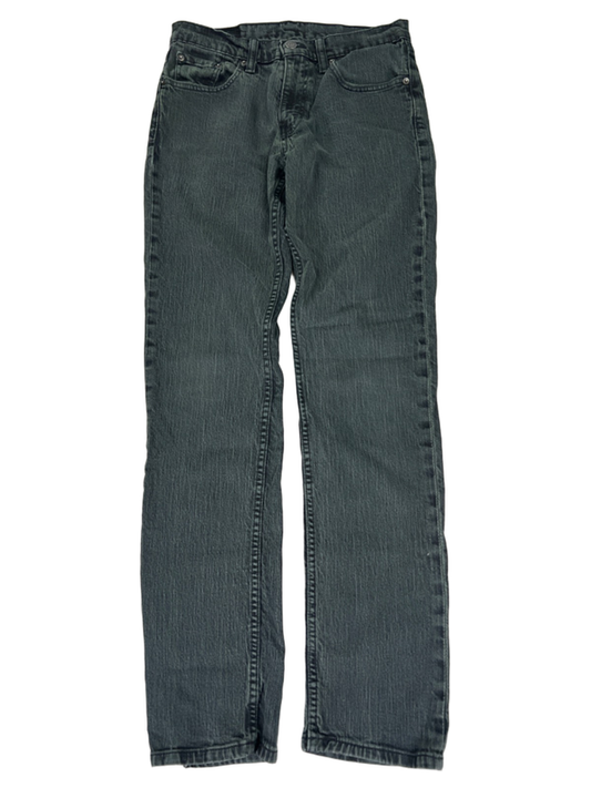 Levi's Men's Black/Green 511 Slim Fit Stretch Denim Jeans - 30x32