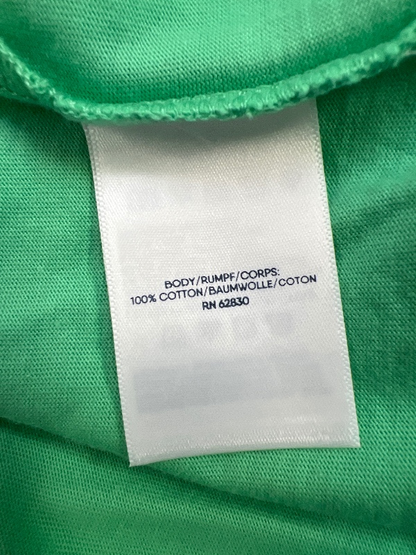 Lands End Women's Green Short Sleeve V-Neck T-Shirt - M image 4