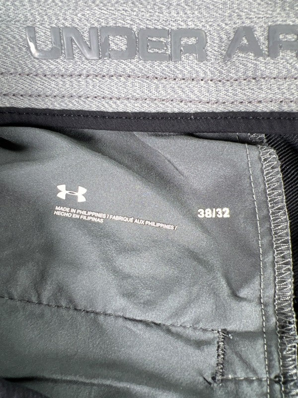 Under Armour Men's Black Performance Golf Pants - 38/32 image 3