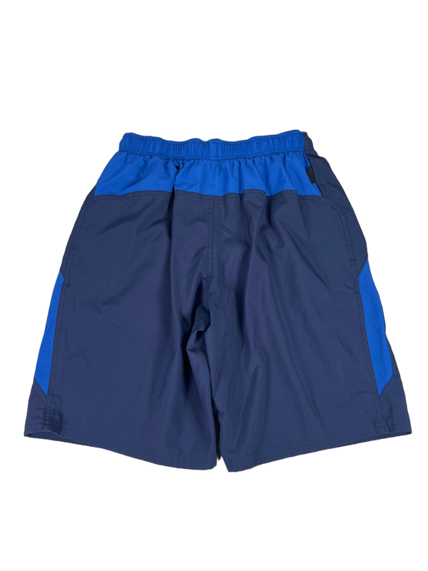 Nike Men's Blue Logo Vented Lined Athletic Swim Shorts - M image 2