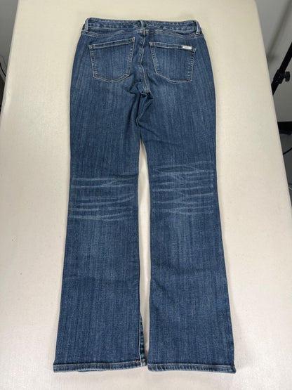 White House Black Market Women's Medium Wash Bootcut Denim Jeans - 2 Short image 2