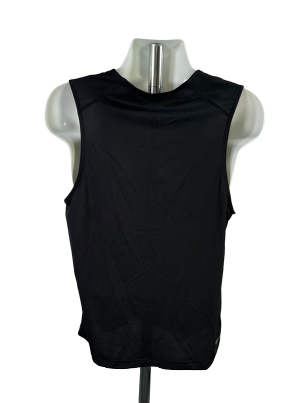 Nike Men's Black Dri-Fit Ready Fitness Mesh Sleeveless Athletic Tank Top - M image 2