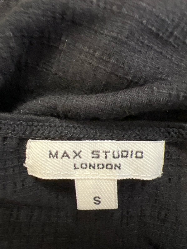 Max Studio Women's Black Flutter Sleeve Tank Top - S image 3