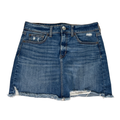 American Eagle Women's Medium Wash Super Stretch Denim Skirt - 8