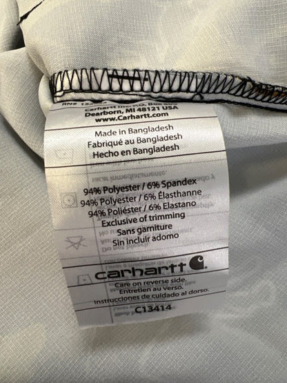 Carhartt Womens Black/Brown Force Cross Flex Modern Fit Dog Print Scrub Top - XL image 4