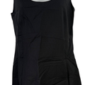 Theory Women’s Black Sleeveless Side Zip Tank Top Blouse - Petite
