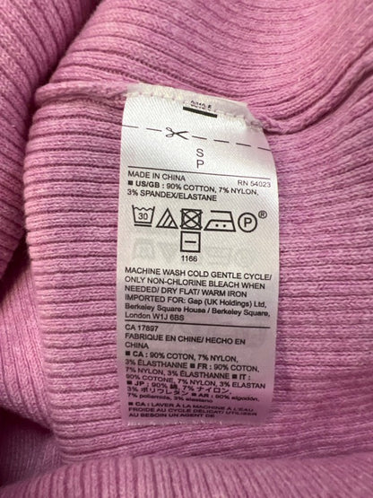Gap Women's Purple Long Sleeve Ribbed Turtlneck Sweater - S image 4