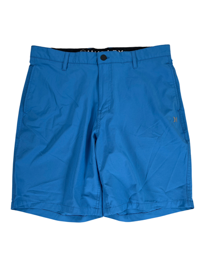 Hurley Men's Blue Hybrid Unlined Swimsuit Shorts - 36