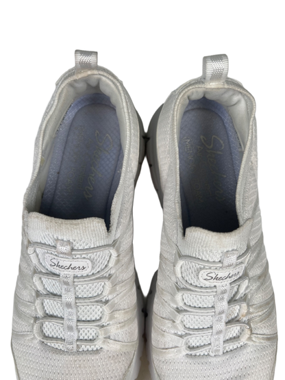 Skechers Women's White Gracefall Soft Soul Stretch Slip On Sneakers - 7 image 3