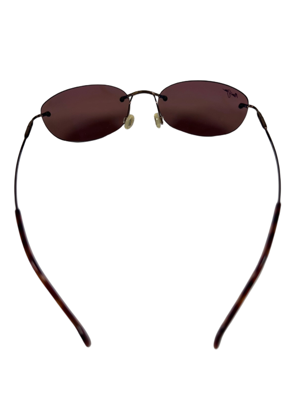Maui Jim Unisex Brown MJ Sport Rimless Polarized Sunglasses image 5