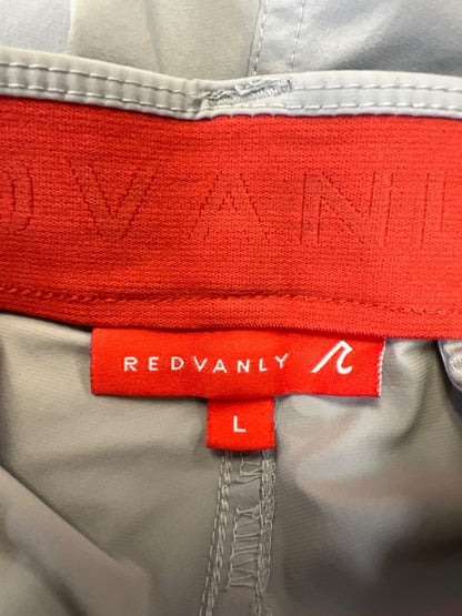 Redvanly Men's Gray Stretch Waist Pull On Performance Golf Shorts - L image 3