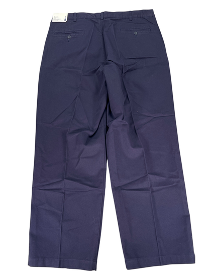 Lands End Men's Navy Blue Cotton Dress Pants - 38x29 image 2
