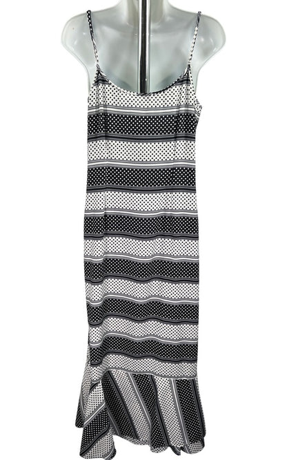 Thakoon Collective Women’s Black Polka Dot Striped Slip Dress - 10 image 3