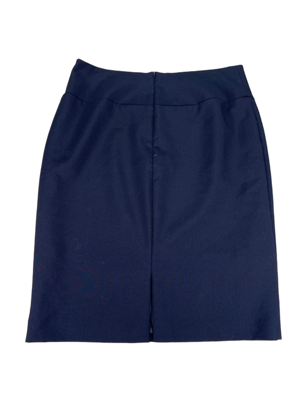 Ellen Tracy Women's Navy Blue Straight Skirt - 6 image 2