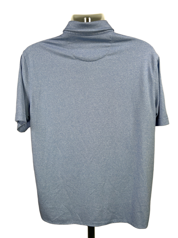 Greg Norman Men's Blue Short Sleeve Button Up Shirt - L image 2