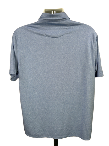 Greg Norman Men's Blue Short Sleeve Button Up Shirt - L image 2