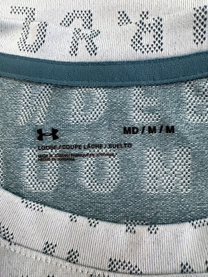 Under Armour Women’s Blue Logo Velocity Short Sleeve Athletic Shirt - M image 3