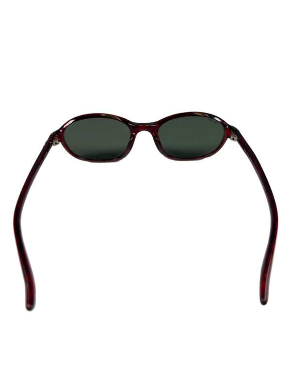 Ray-Ban Women's Red Tortoise Shell B&L Oval Sunglasses image 5