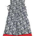 Max Studio Women's Blue/Pink Paisley Sleeveless Jumpsuit - S