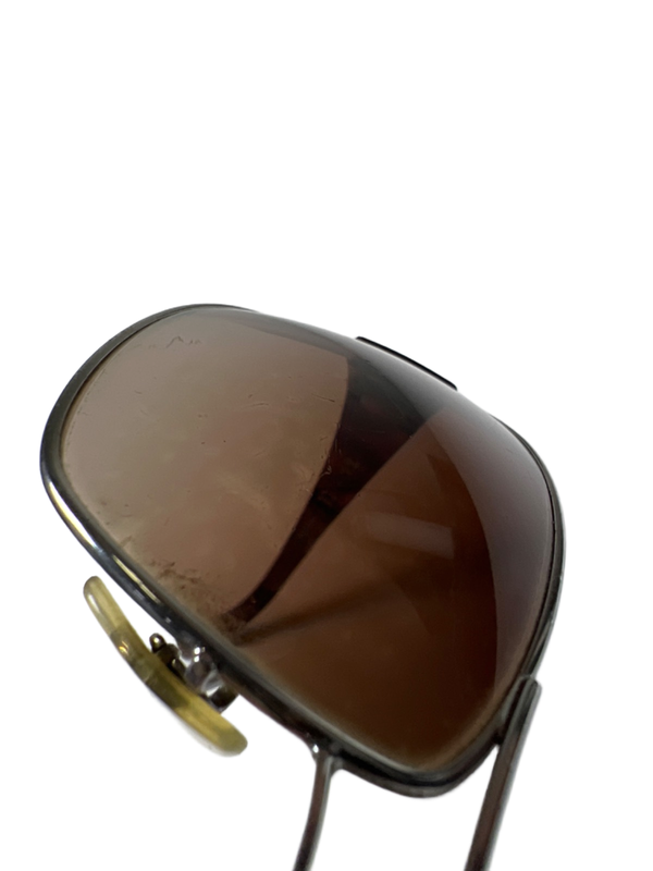 Ray-Ban Men's Brown Cateye 3426 Gunmetal Frame Sunglasses W/Case image 8