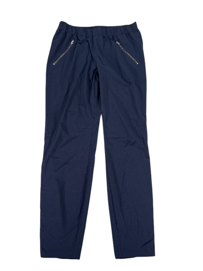 Athleta Women's Blue Woven Pull On Aspire Ankle Pants - 6