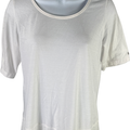Columbia Women’s White Anytime Casual Criss Cross Back Short Sleeve T-Shirt - S
