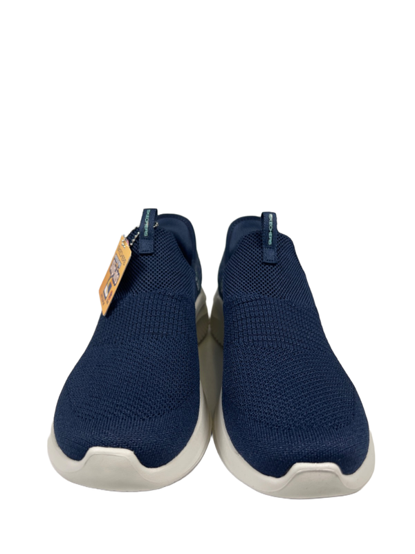 Skechers Women's Blue/White Ultra Flex 3.0 Smooth Step Slip On Sneakers - 8.5 image 3