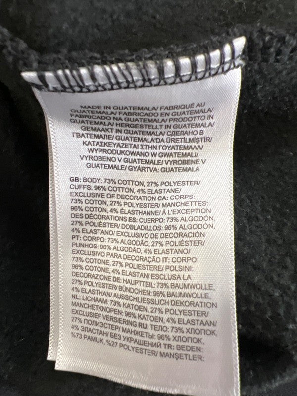 The North Face Women's Black Fleece Lined Pullover Cropped Sweatshirt - M image 4