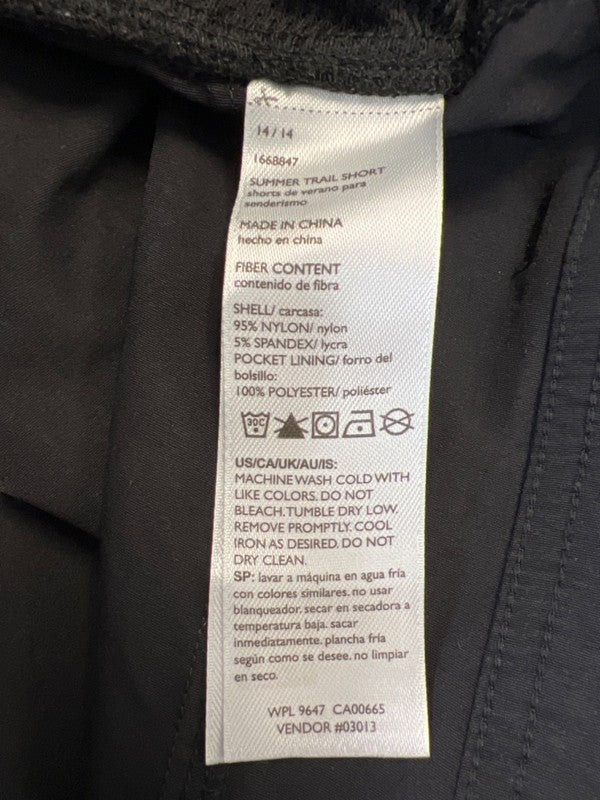 Eddie Bauer Women's Black Lightweight Cargo Hiking Shorts - 14 image 4
