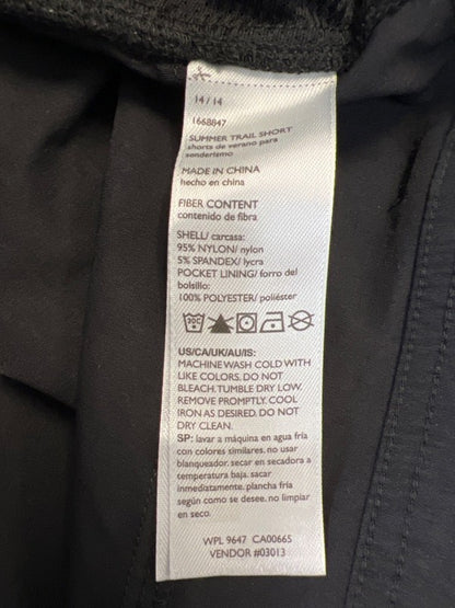 Eddie Bauer Women's Black Lightweight Cargo Hiking Shorts - 14 image 4