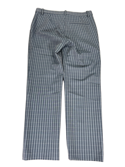 Theory Women's Blue Grid Pattern Treeca Dress Pants - 2 image 2