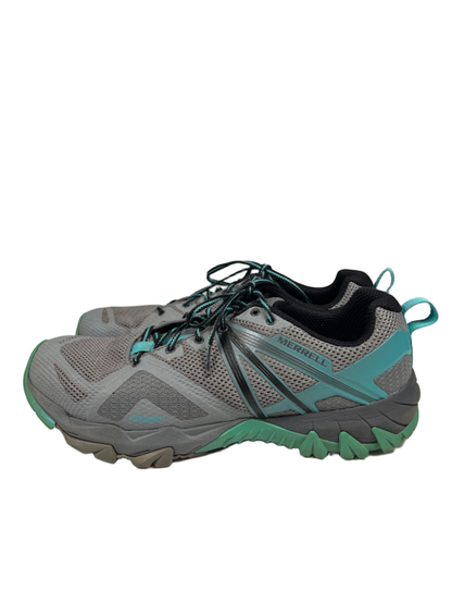 Merrell Women's Gray/Blue MQM Flex Hiking Sneakers - 11 image 5